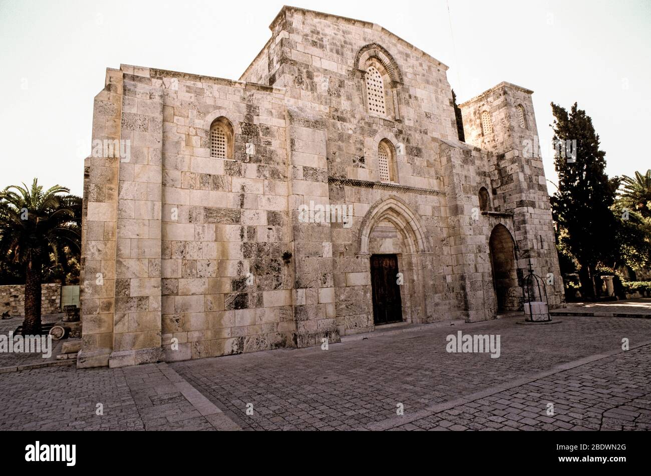 Église Sainte-Anne, église Crusader du XIIe siècle, Jérusalem, Israël Banque D'Images