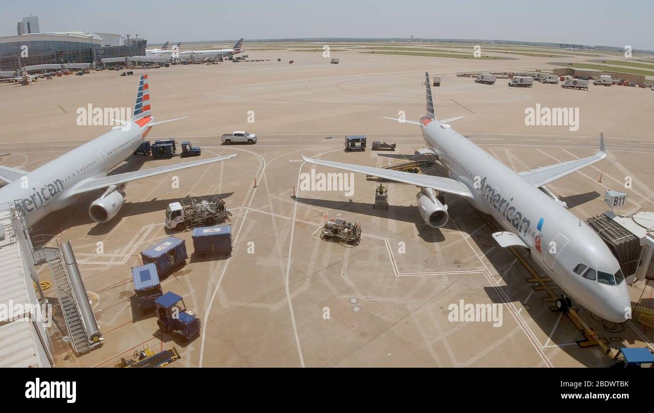 Aéroport de Dallas fort Worth - DALLAS, ÉTATS-UNIS - 20 JUIN 2019 Banque D'Images