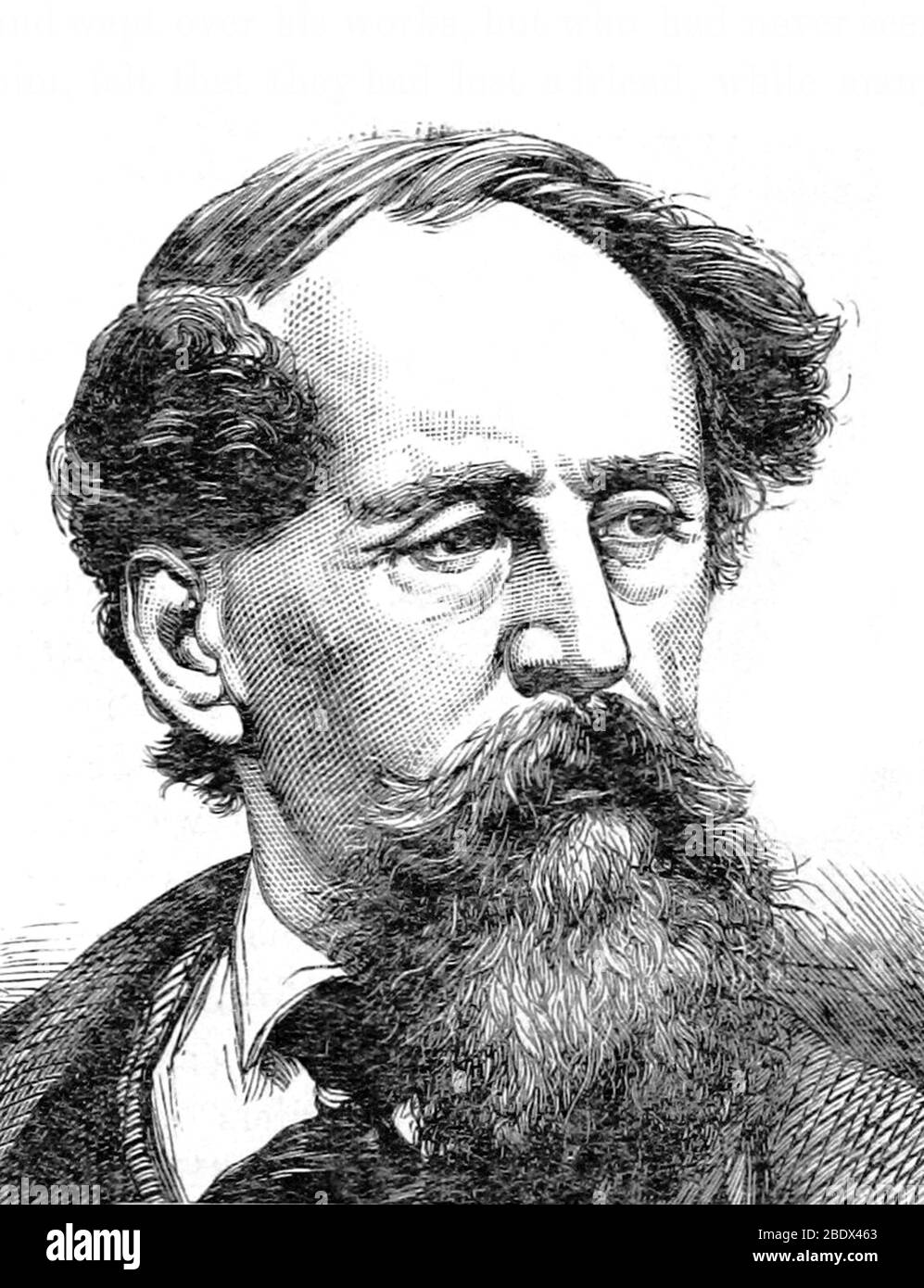 Charles Dickens, auteur anglais Banque D'Images