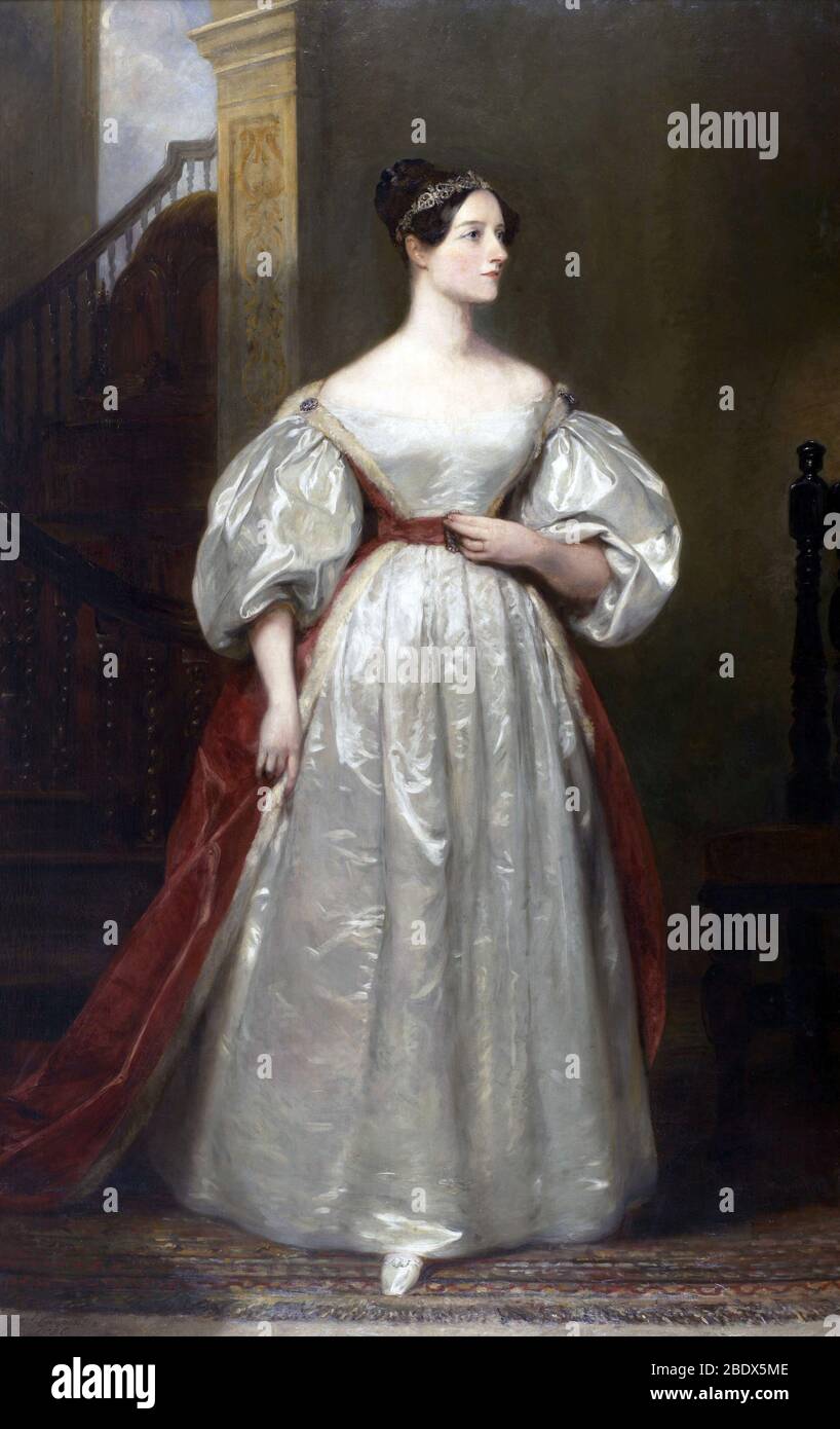 Ada Lovelace, mathématicien anglais Banque D'Images