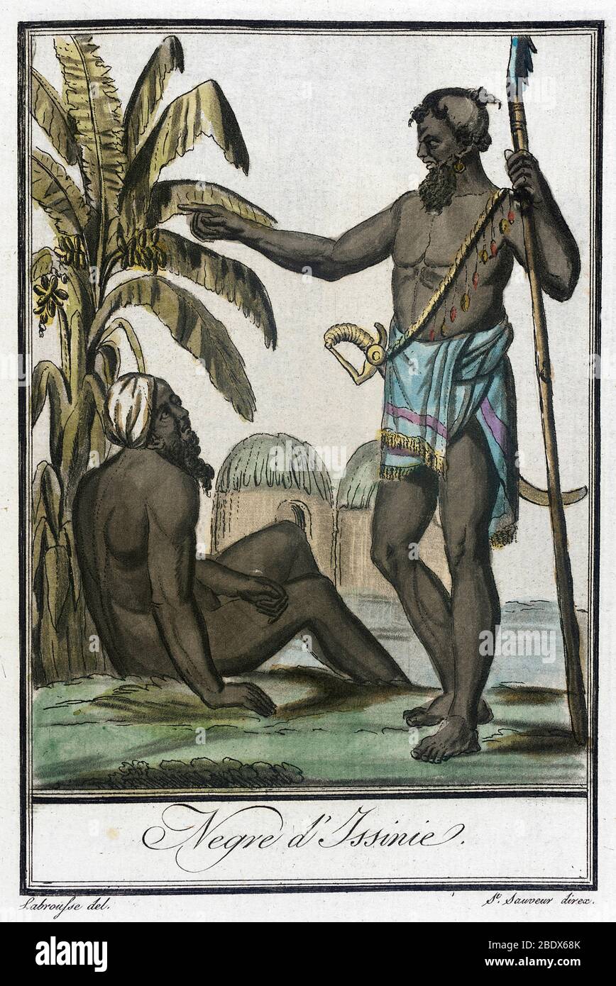 Afrique de l'Ouest, Côte d'Ivoire, Man., 1797 Banque D'Images