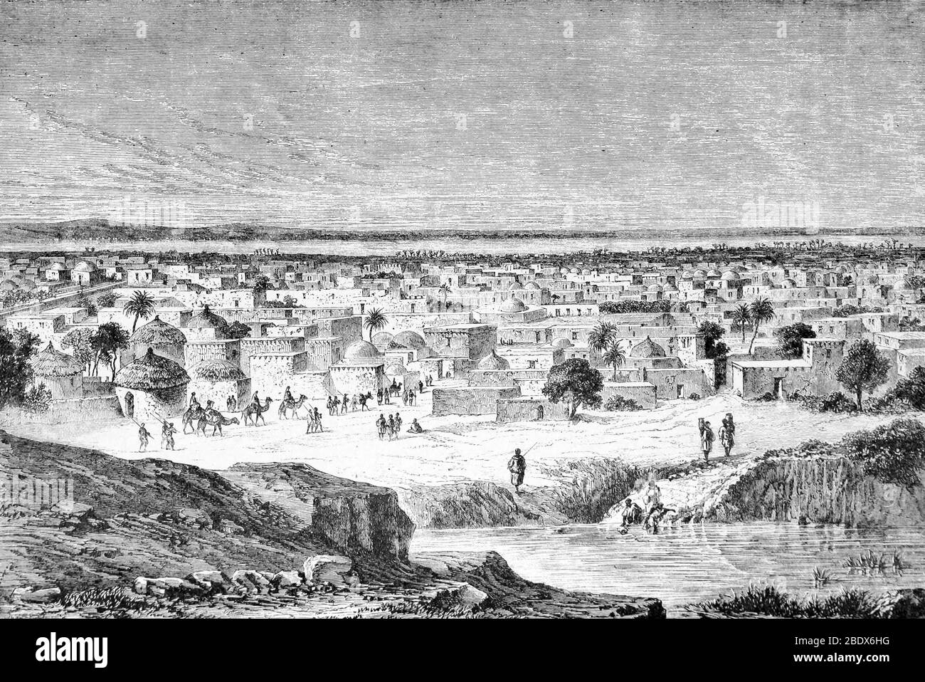 Afrique de l'Ouest, Kano, XIXe siècle Banque D'Images