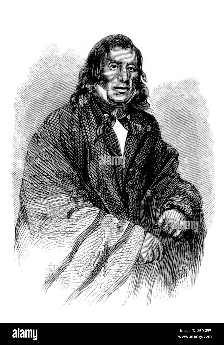 Little Crow, Dakota Indian Chef Banque D'Images