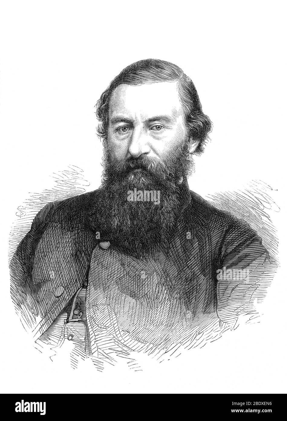 Samuel Baker, explorateur et auteur anglais Banque D'Images