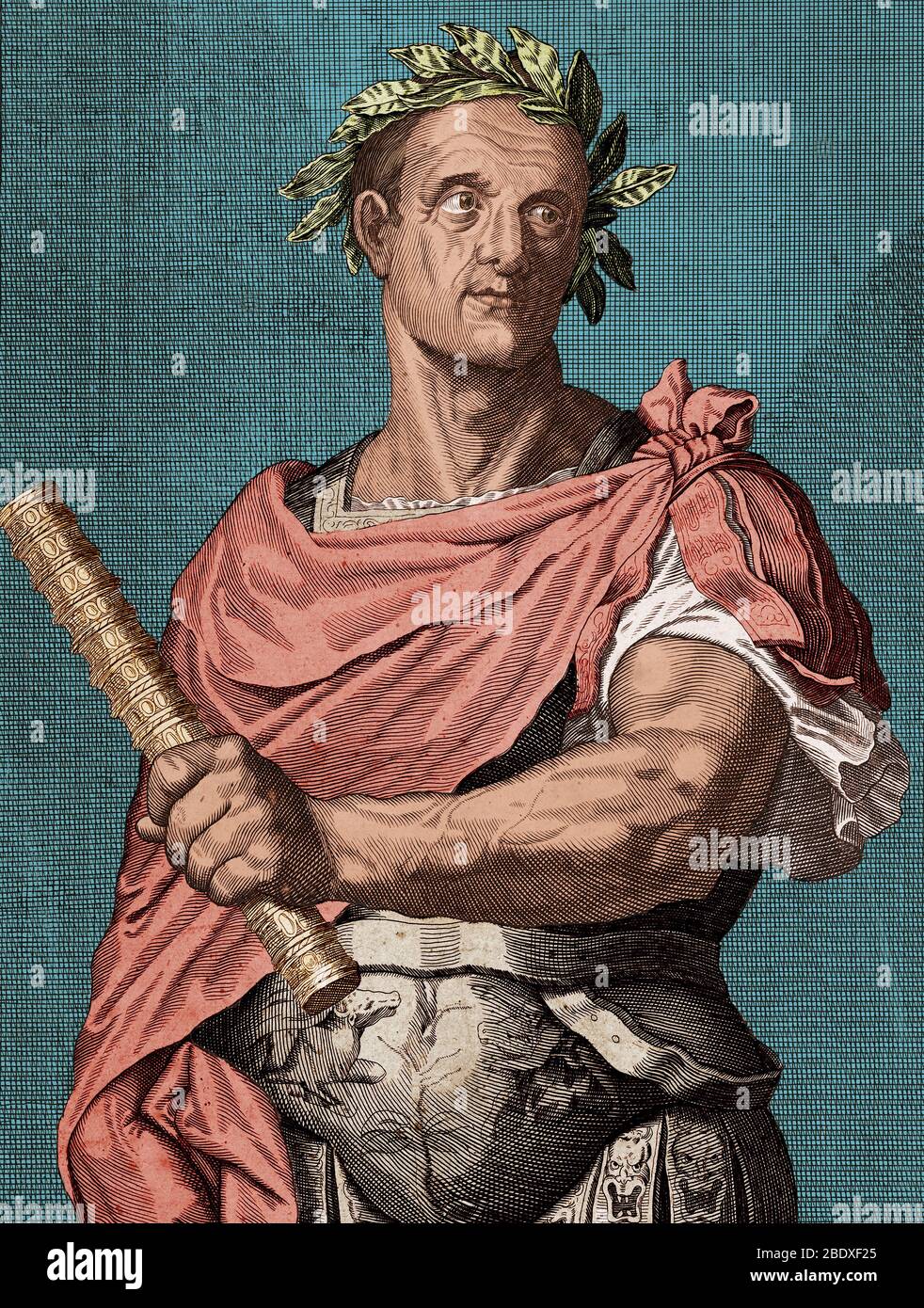 Jules César, général et homme d'état Romain Banque D'Images
