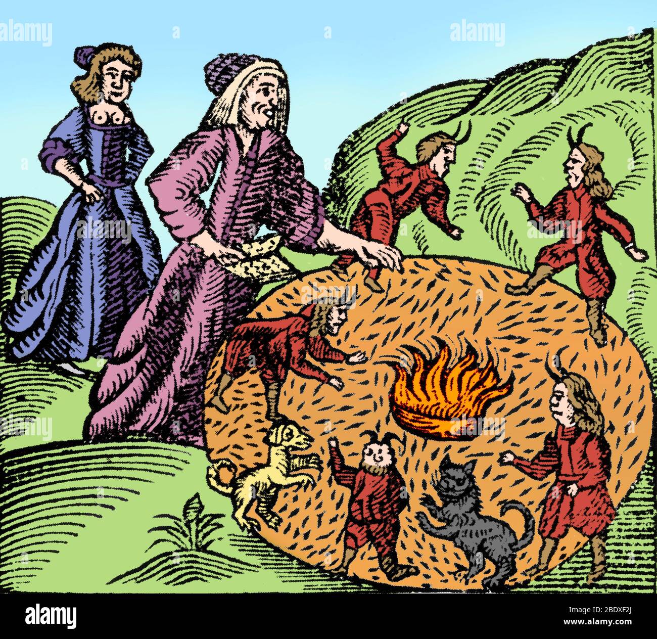 Anne Bodenham, La Sorcière Wiltshire Banque D'Images