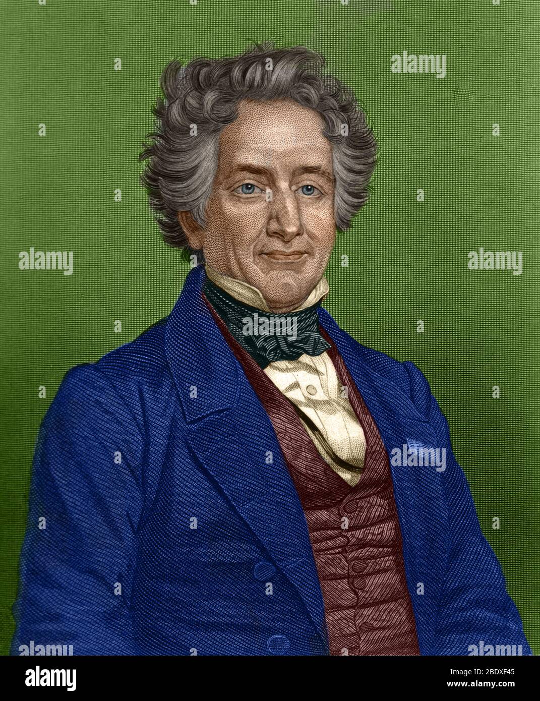 Portrait du chimiste biologique Michel Eugene Chevreul Banque D'Images