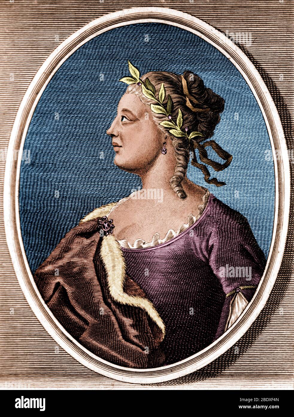 Laura Bassi, physicien italien Banque D'Images