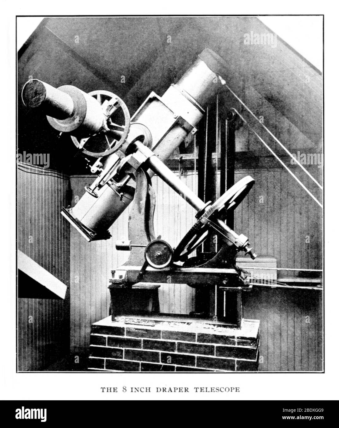 Harvard College Observatory, télescope Draper 8 pouces Banque D'Images