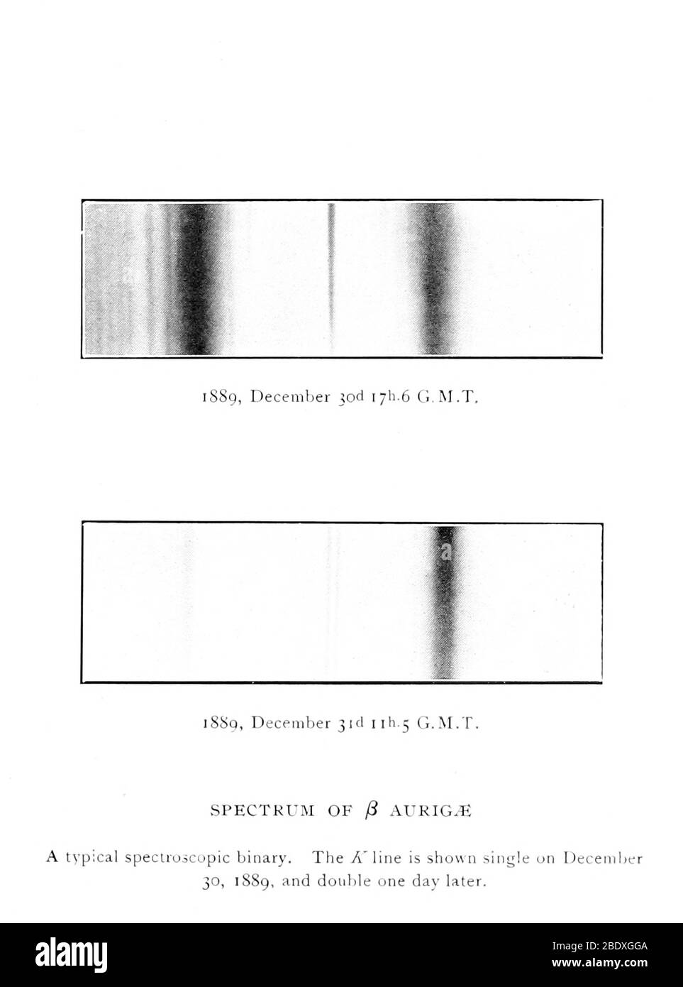 Spectre d'Epsilon Aurigae, 1889 Banque D'Images