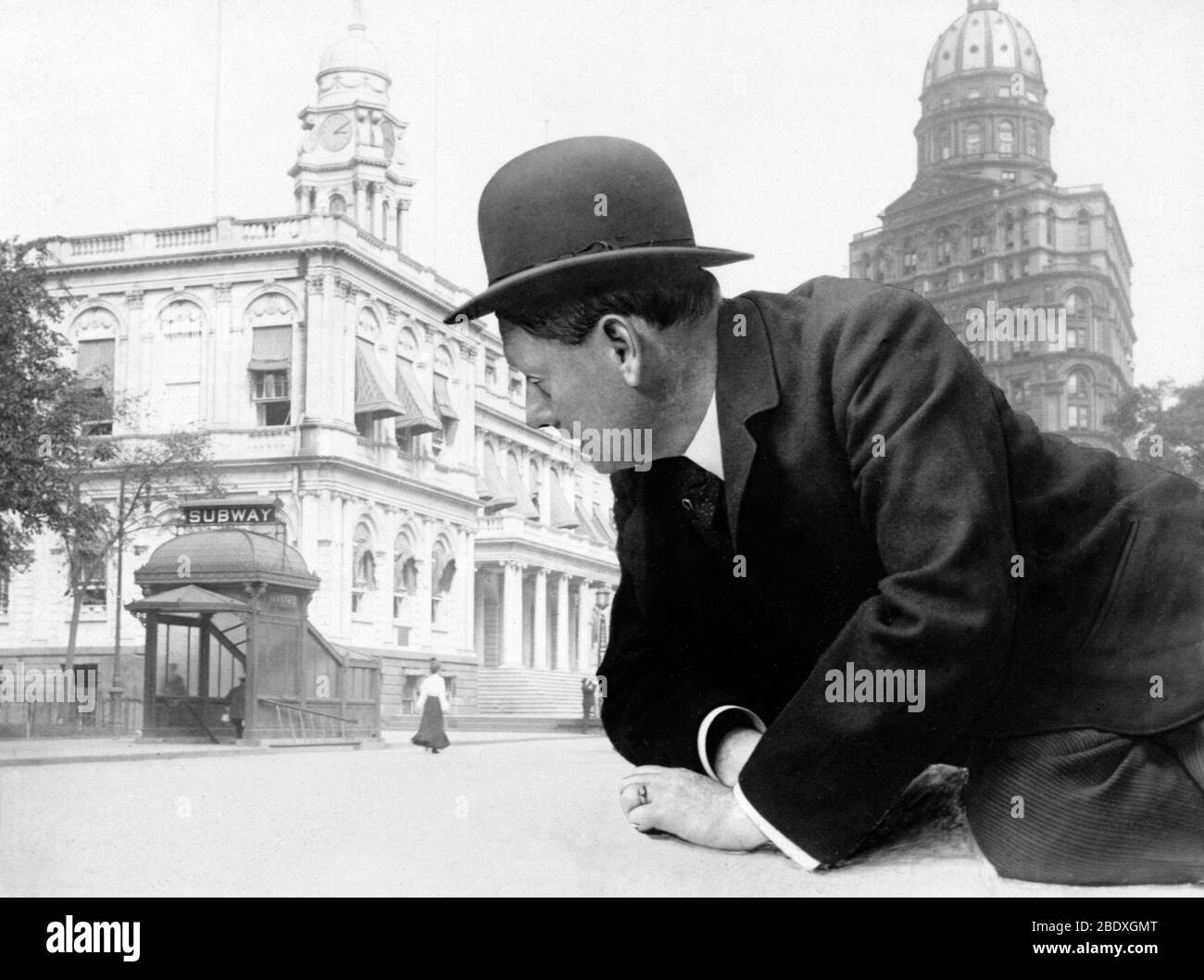 New York, Photographie de Trick, 1910 Banque D'Images
