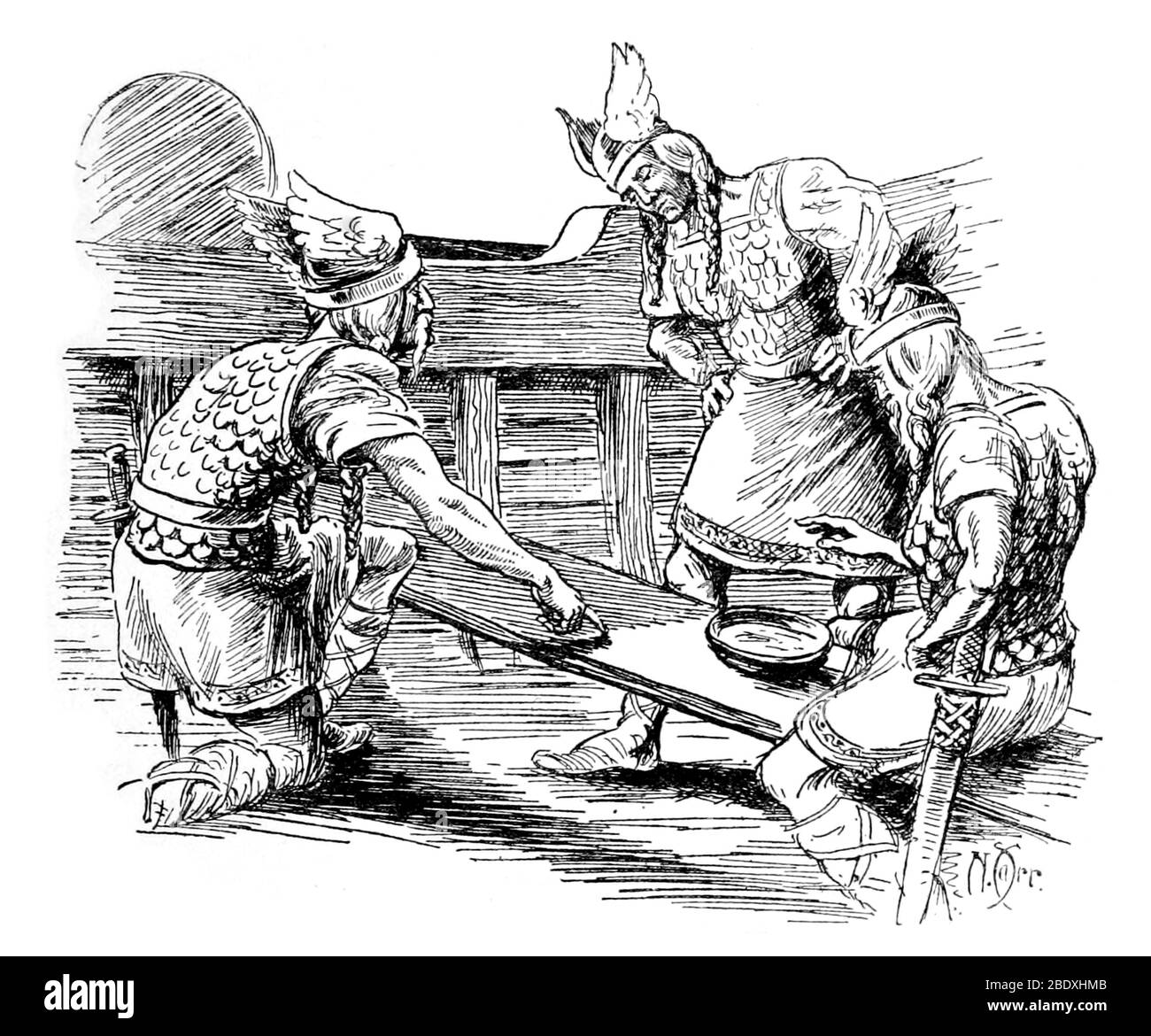 Navigation Viking Banque D'Images