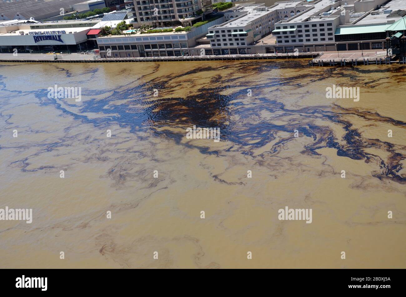 La Nouvelle-Orléans, pétrole Spill, 2018 Banque D'Images