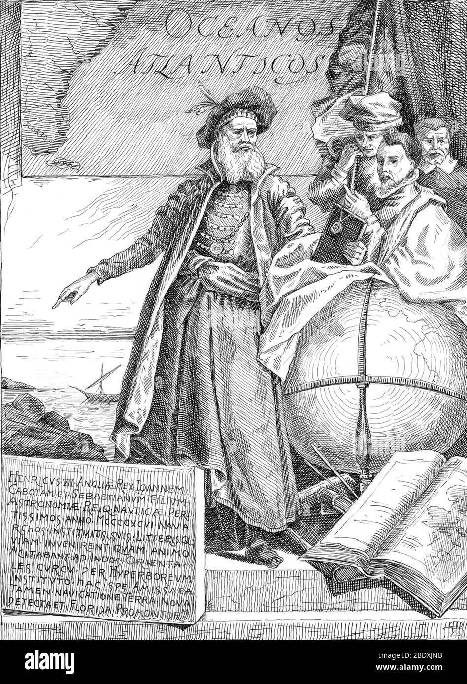 John Cabot, explorateur italien Banque D'Images