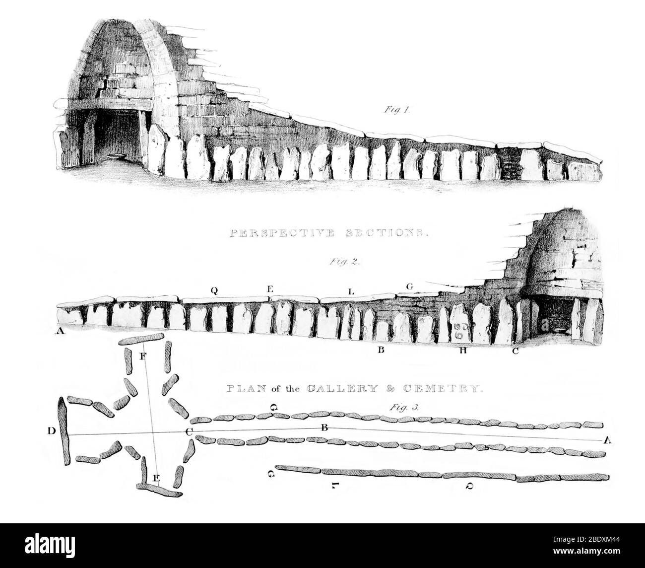 Newgrange, Tombeau de passage de l'âge de pierre Banque D'Images