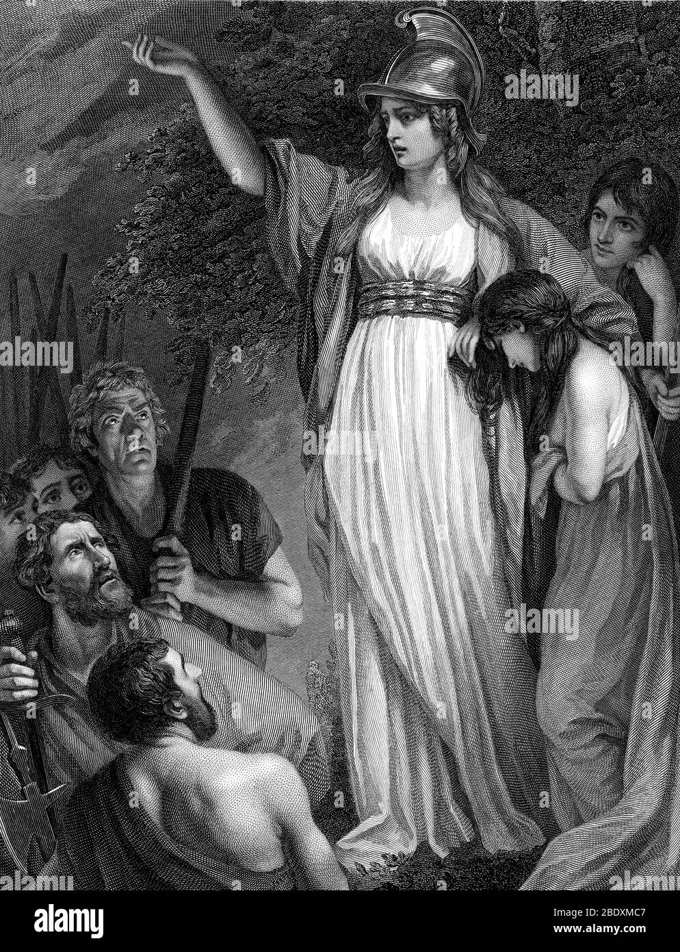 Boudica, Reine de l'Iceni Banque D'Images