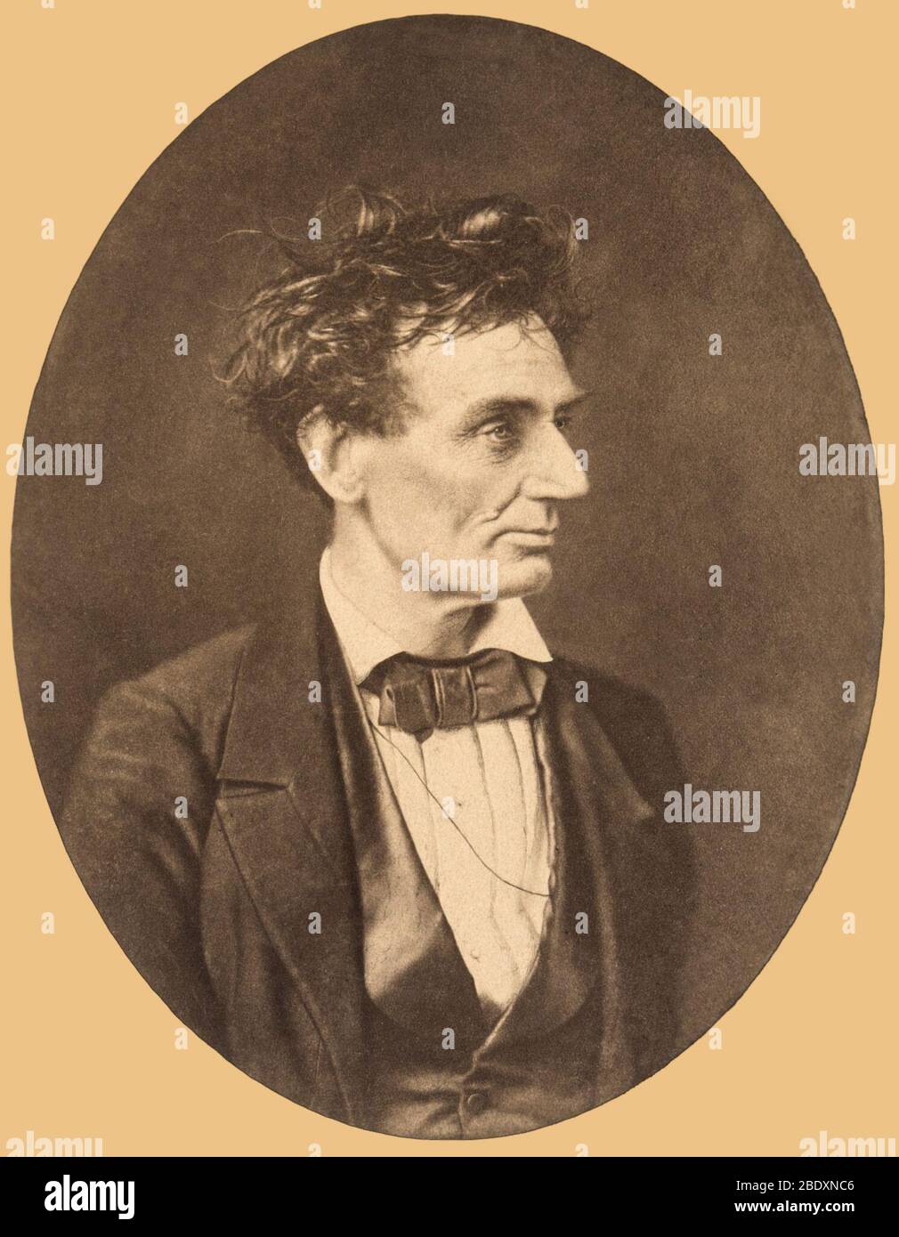 Abraham Lincoln, 1857 Banque D'Images