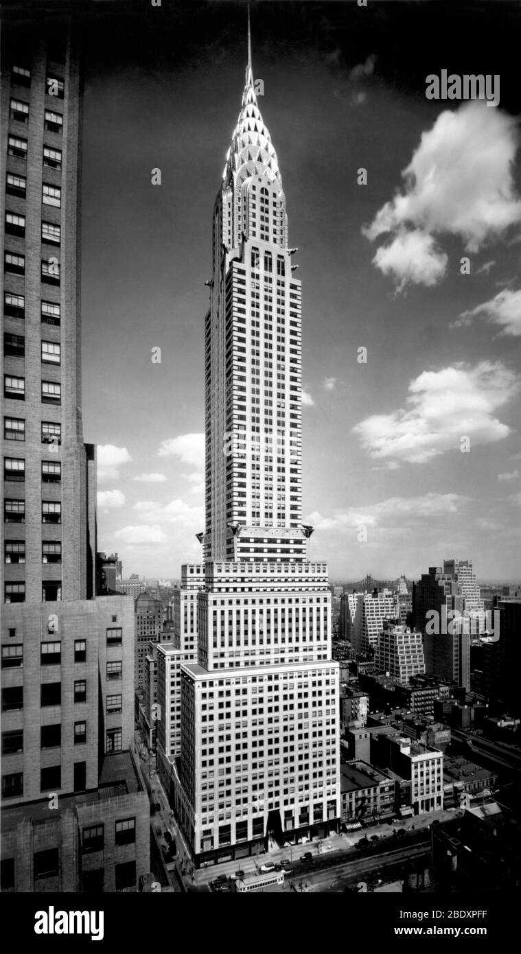 New York, Chrysler Building, 1930 Banque D'Images