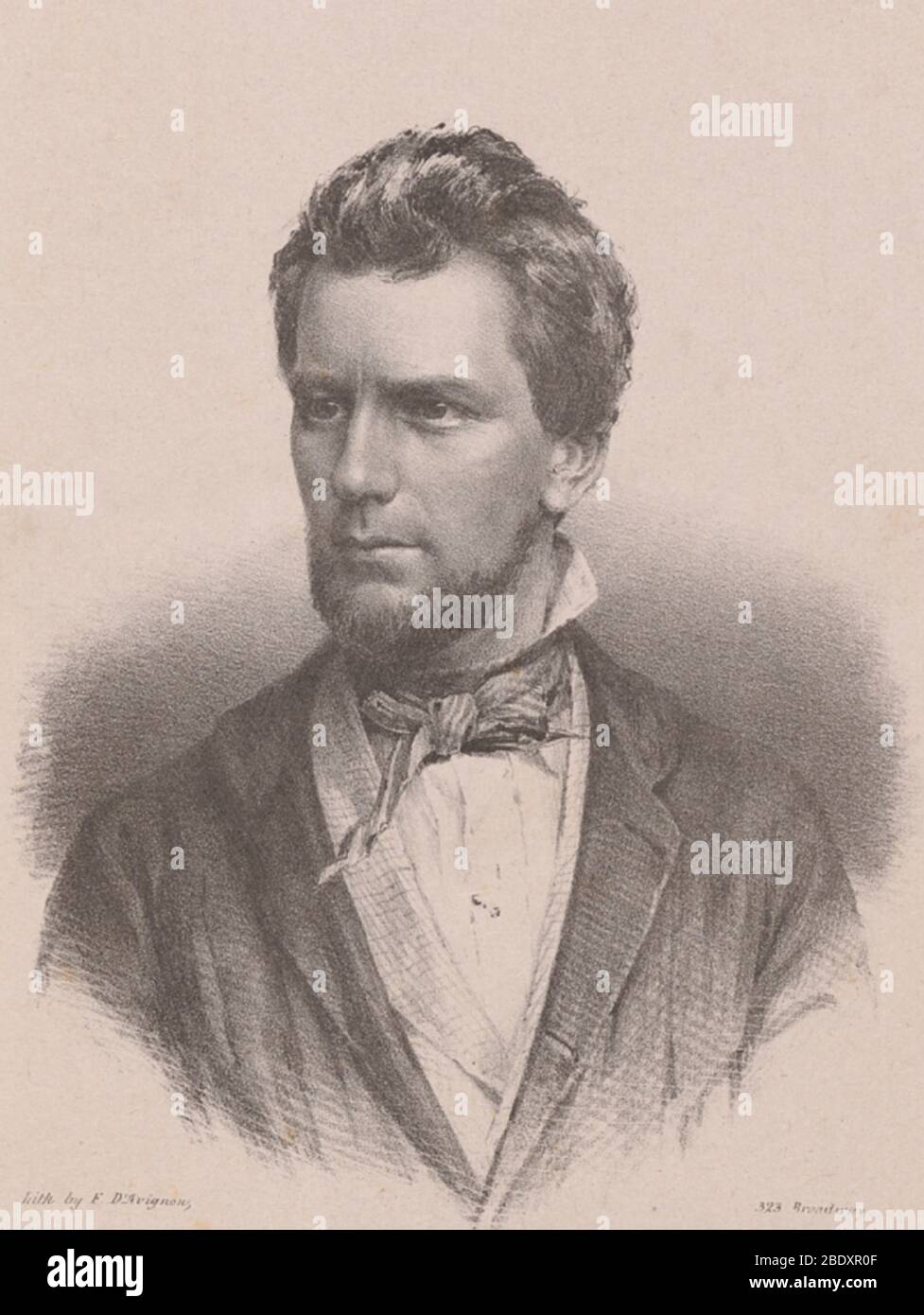 John Adams Whipple, inventeur américain et photographe Banque D'Images