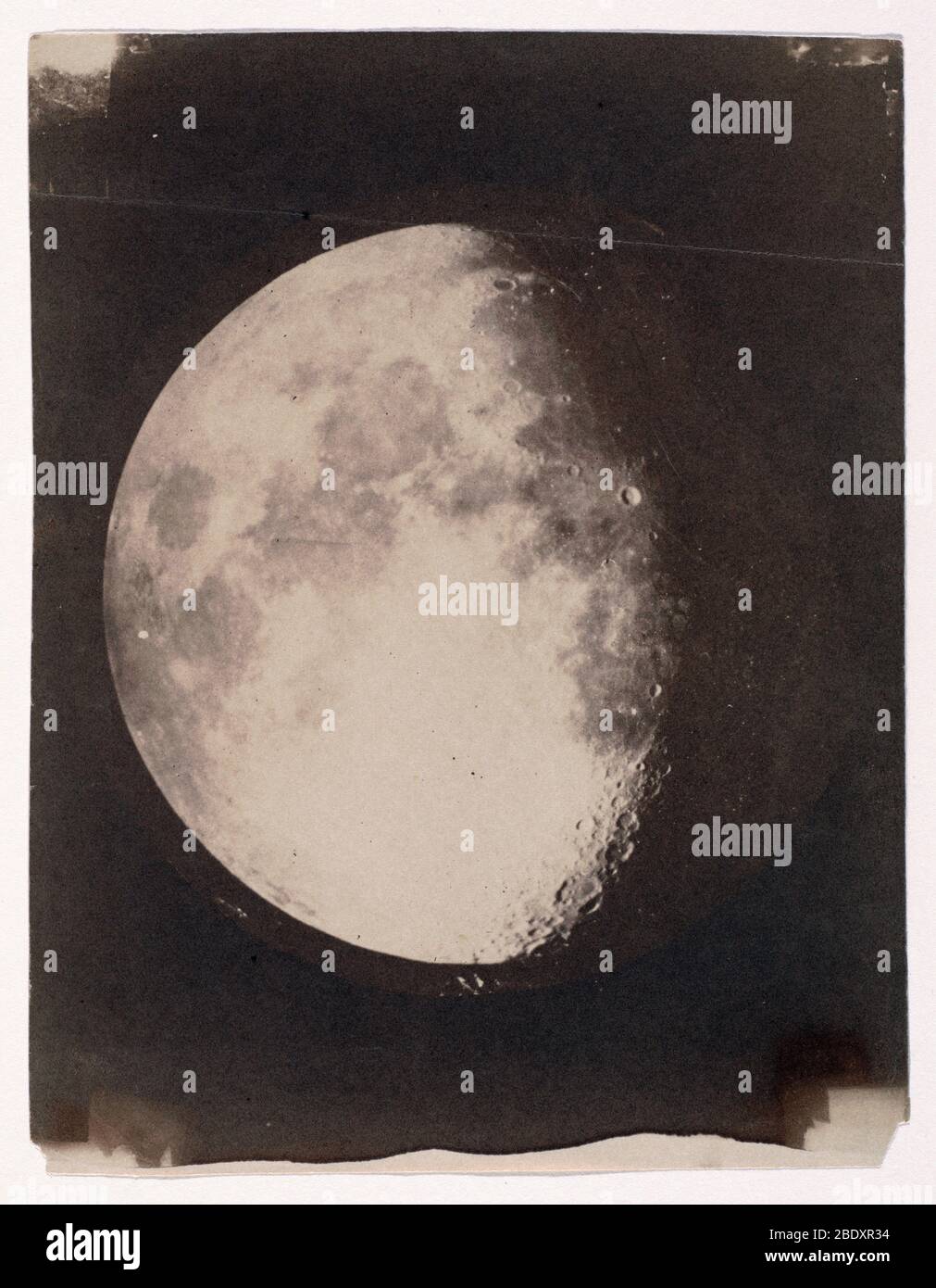 John Adams Whipple, Phase de la Lune, 1857 Banque D'Images