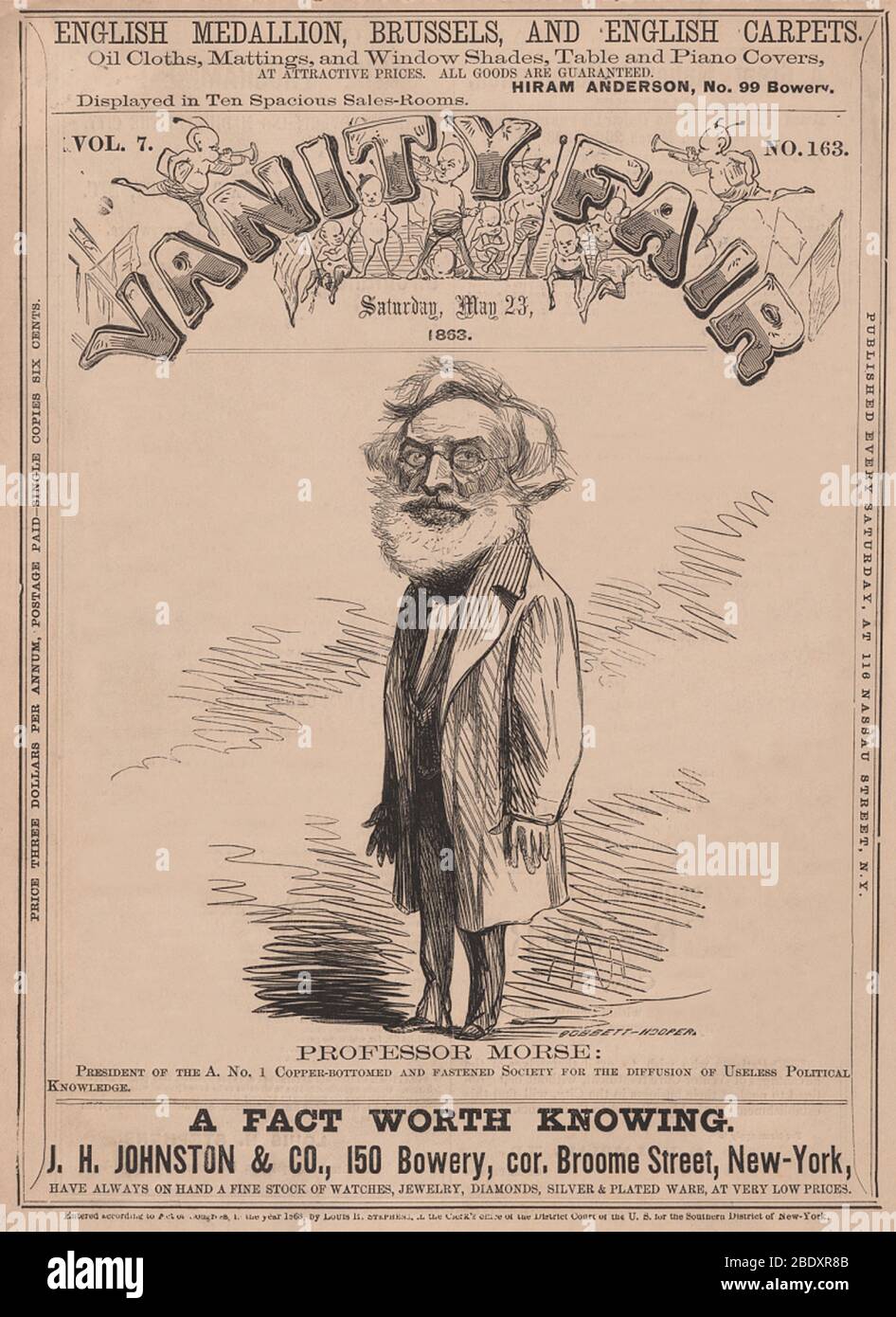 Samuel Morse, l'inventeur américain Banque D'Images