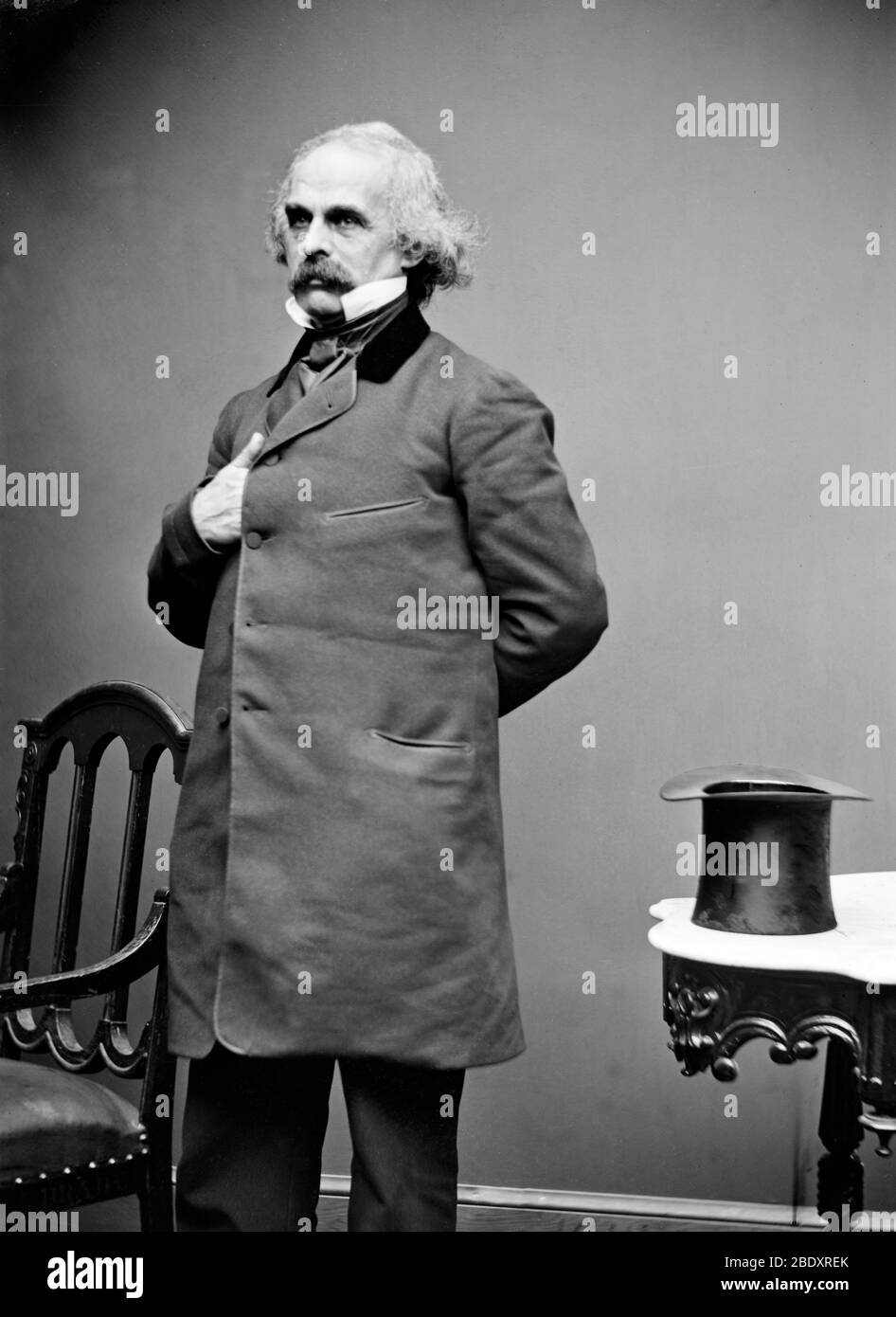 Nathaniel Hawthorne, auteur américain Banque D'Images