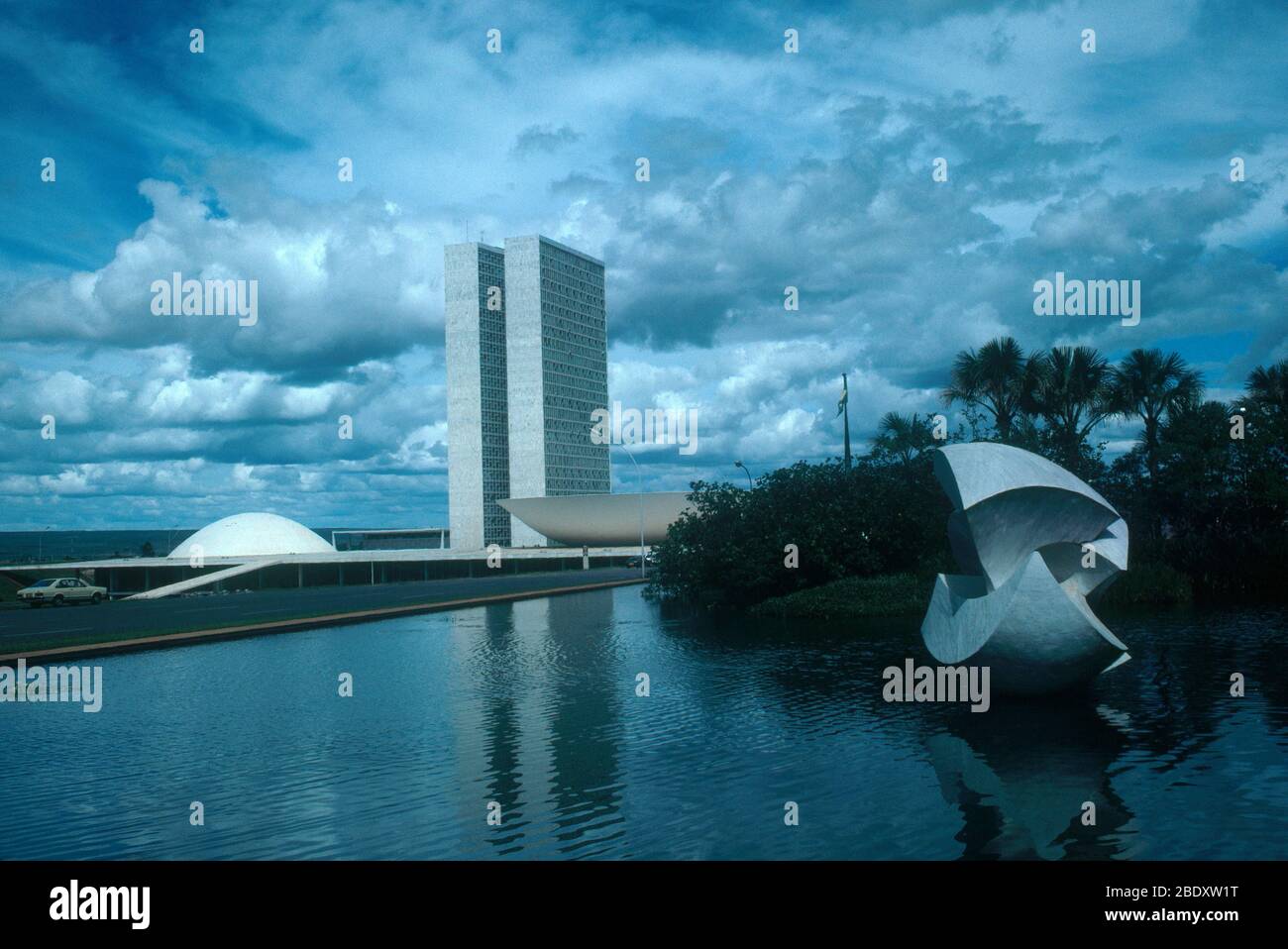 Bâtiments à Brasilia, Brésil Banque D'Images