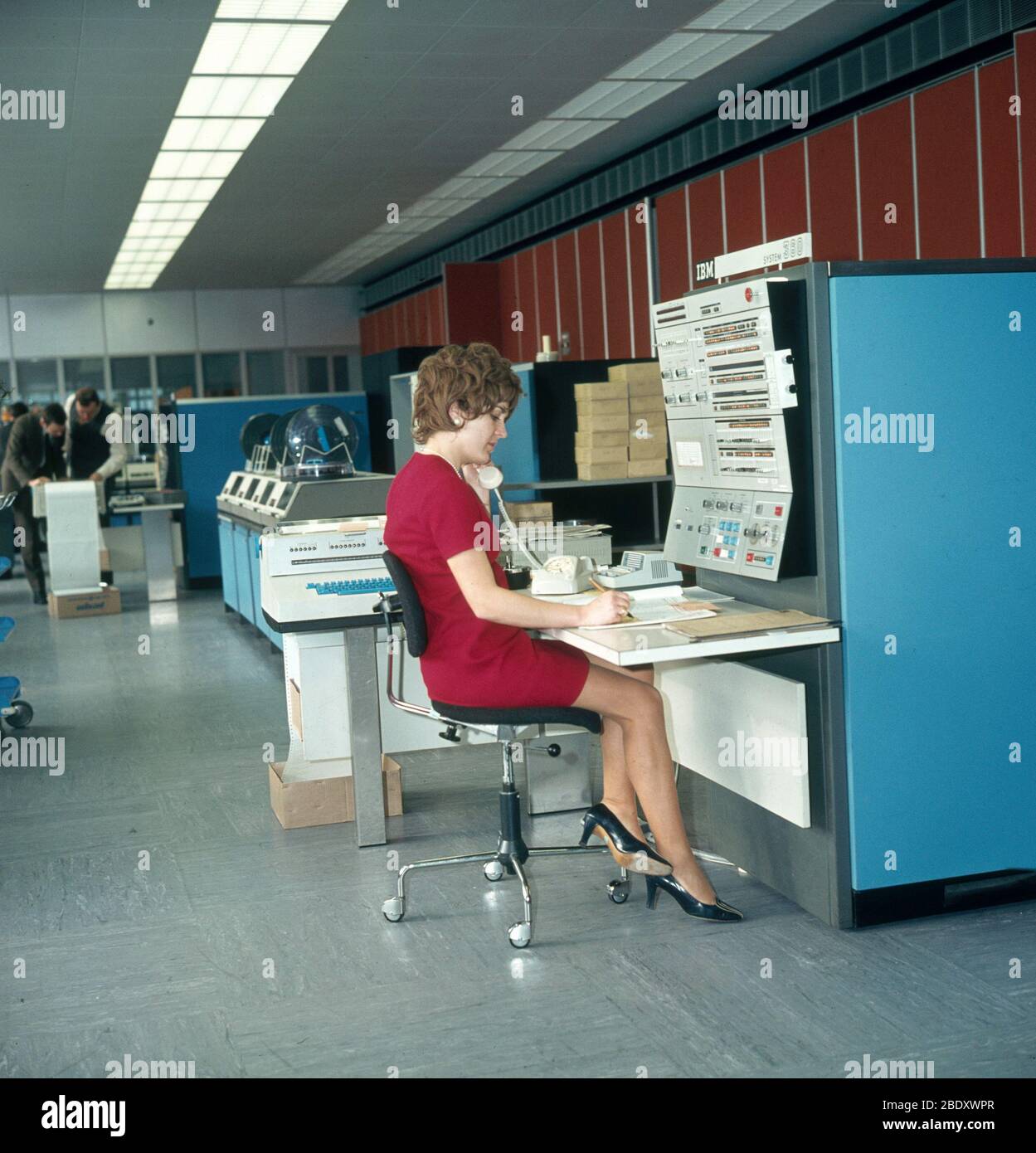 Système informatique mainframe ancien Banque D'Images
