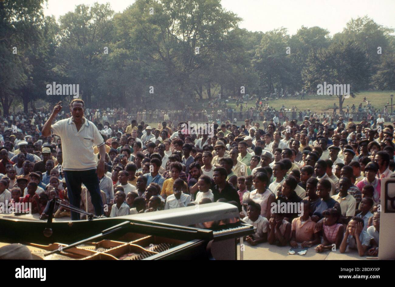 Duke Ellington en concert Banque D'Images