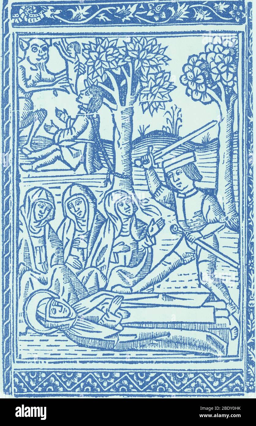 Sainte Catherine, philosophe et théologien Italien Banque D'Images