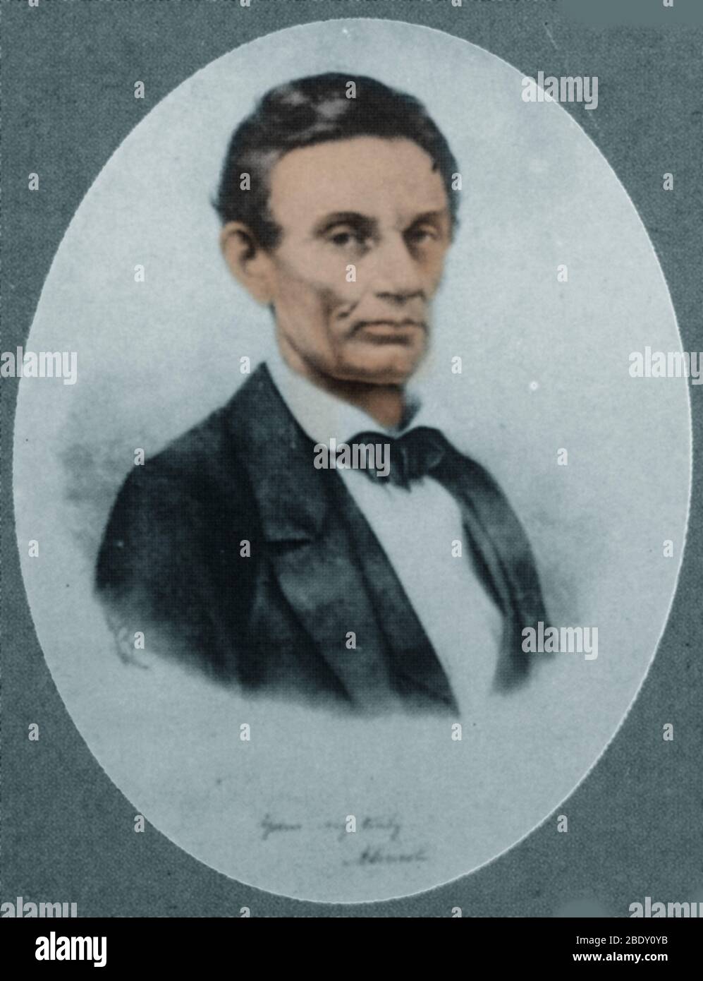 Abraham Lincoln, 16e président des États-Unis Banque D'Images