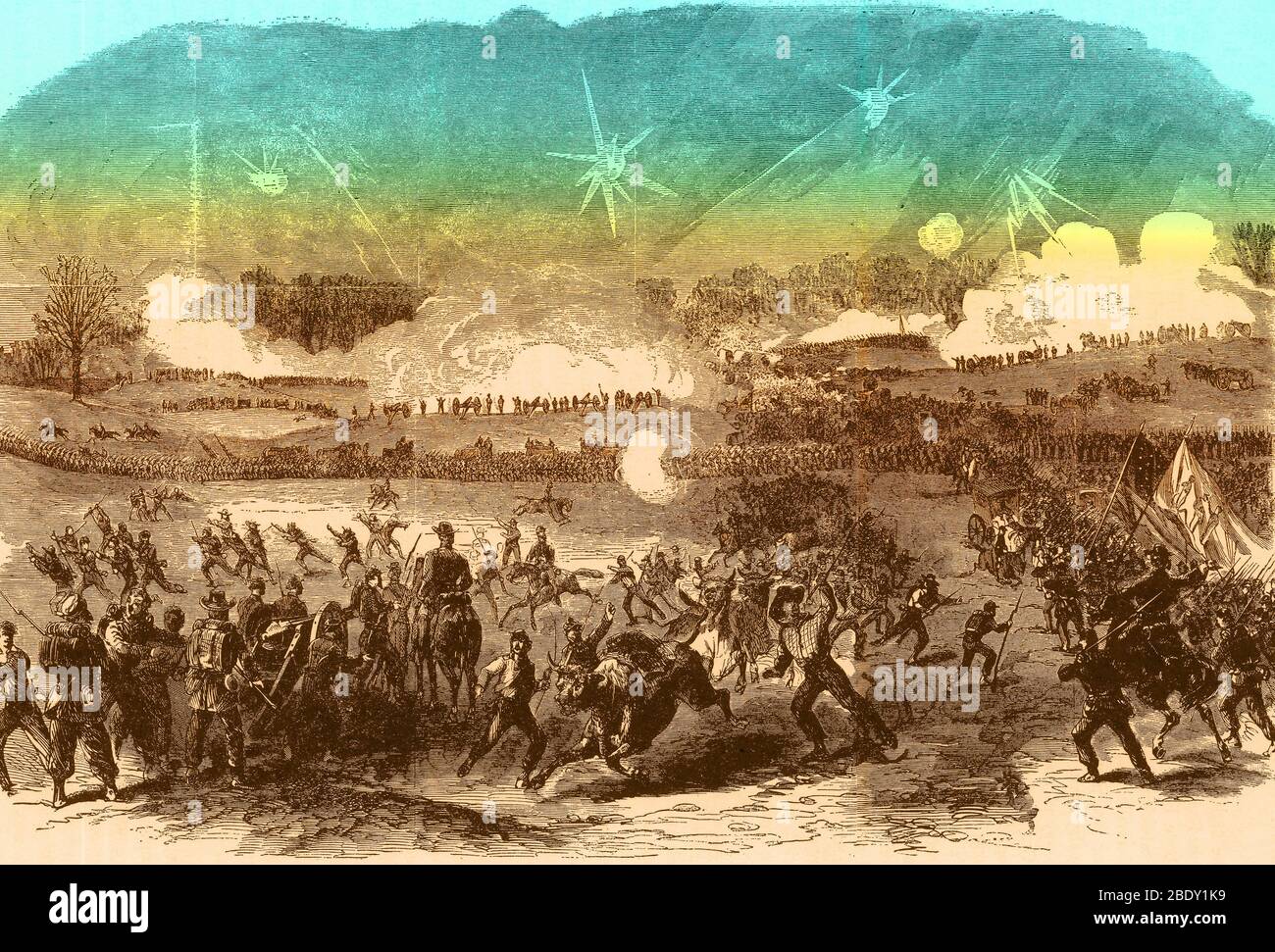 Bataille de Chancellorsville, 1863 Banque D'Images