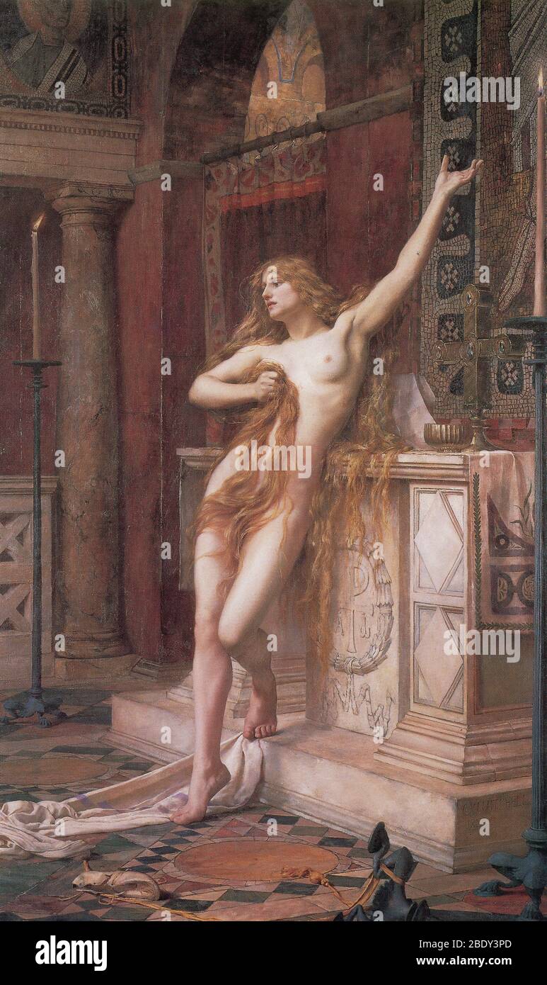 Hypatie d'Alexandrie, astronome et philosophe Banque D'Images