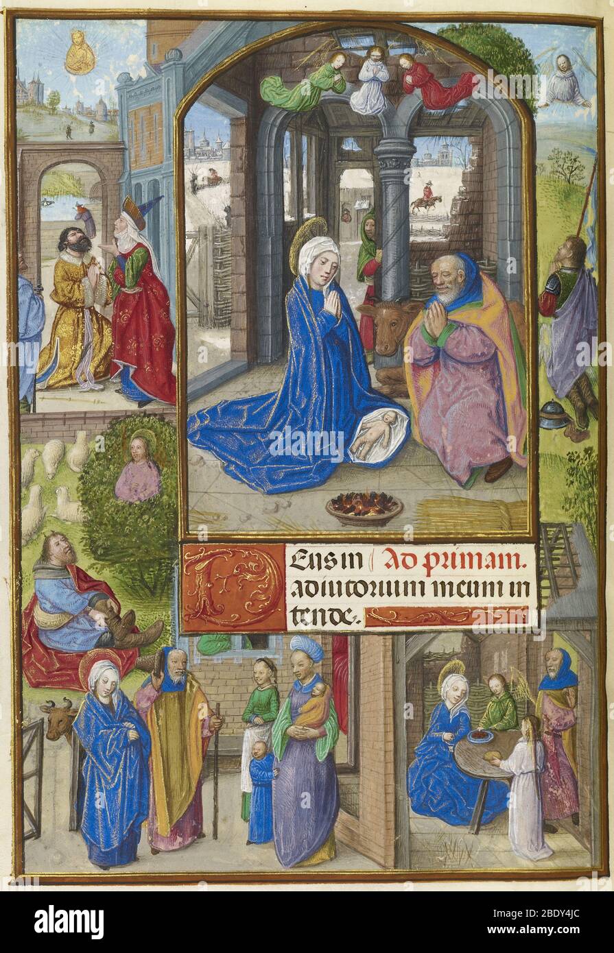 La Nativité, c. 1510 Banque D'Images