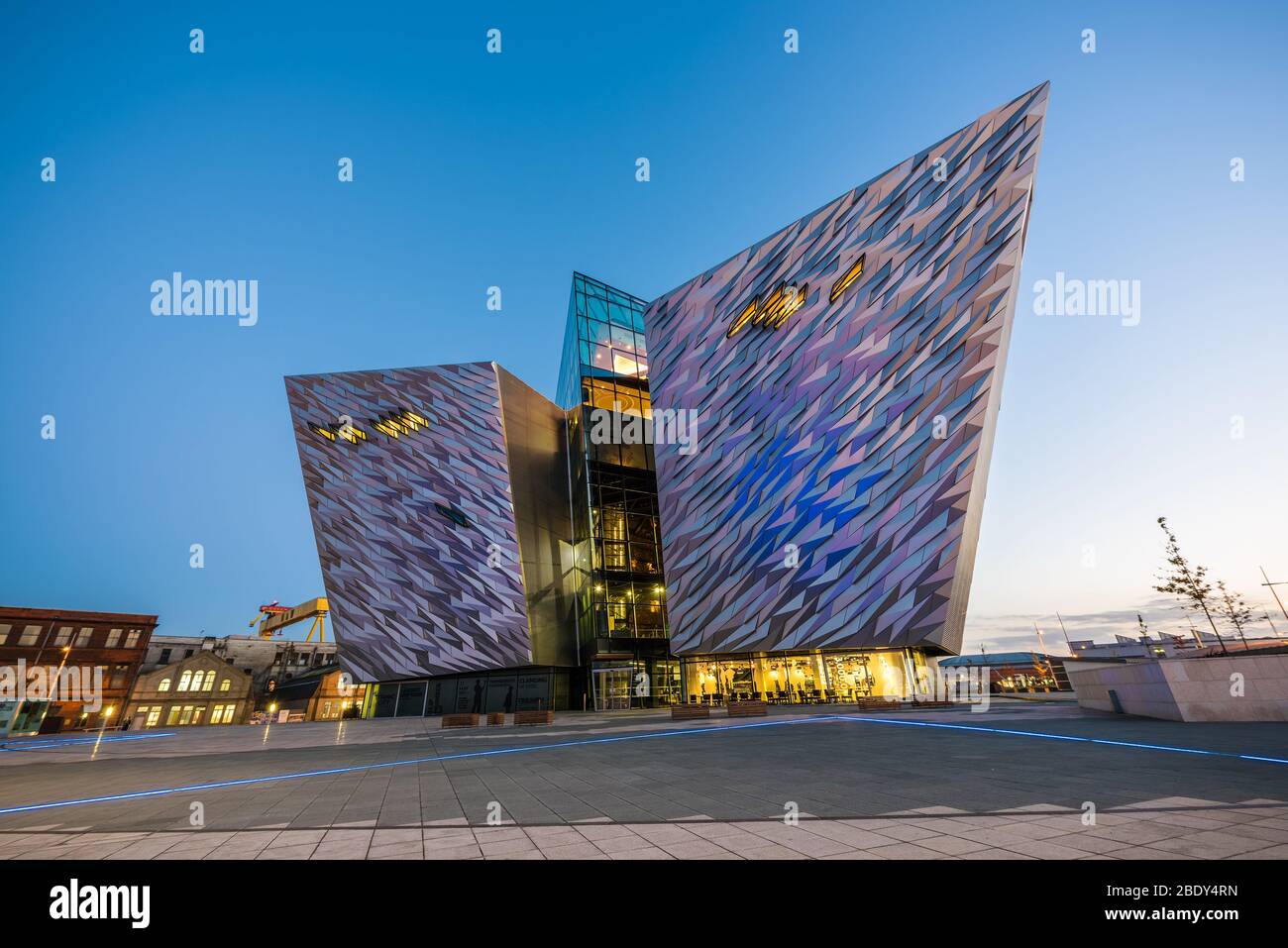 Titanic Belfast, Irlande du Nord, Royaume-Uni Banque D'Images