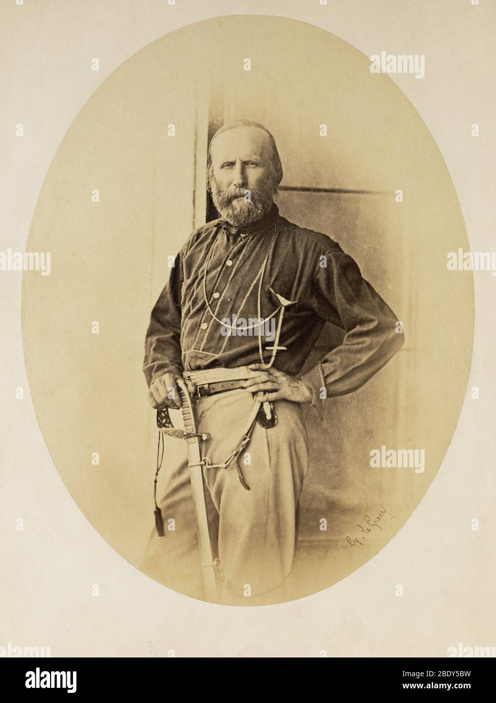 Giuseppe Garibaldi, révolutionnaire Italien Banque D'Images