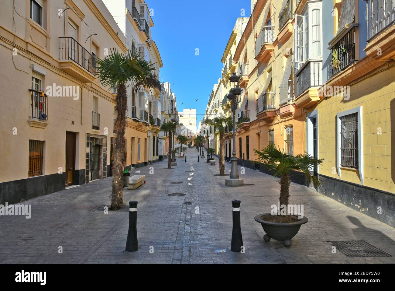 Image panoramique de Cadix, ville d'Espagne Banque D'Images