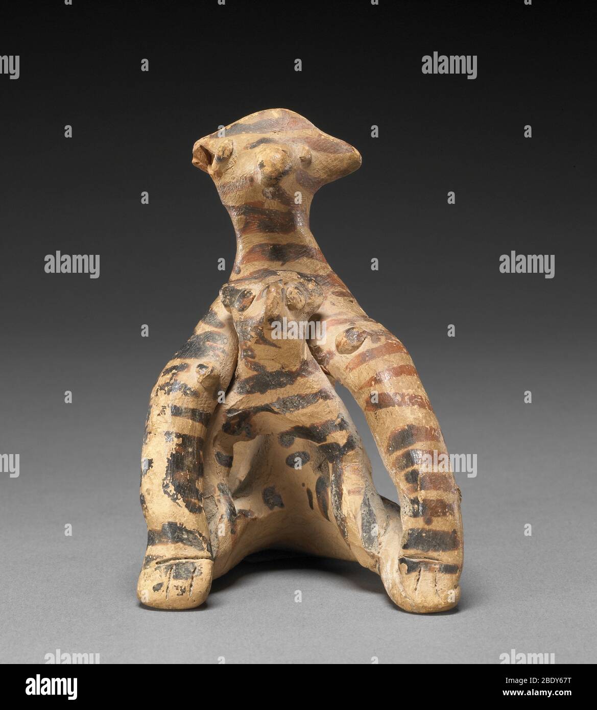 Statuette d'Ape avec bébé, 6 siècle avant J.-C. Banque D'Images