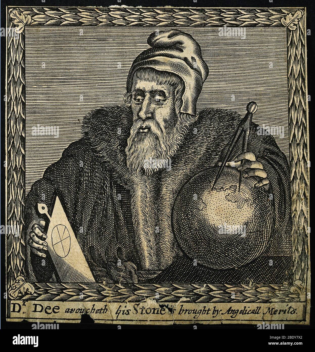 John Dee, anglais polymath Banque D'Images