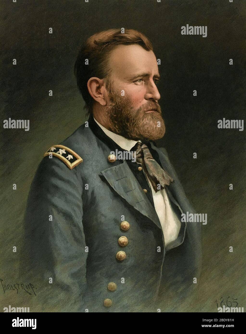 Ulysses S. Grant, 18e président des États-Unis Banque D'Images