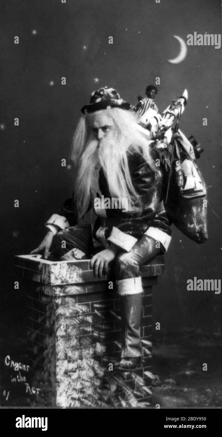Père Noël, 1900 Banque D'Images