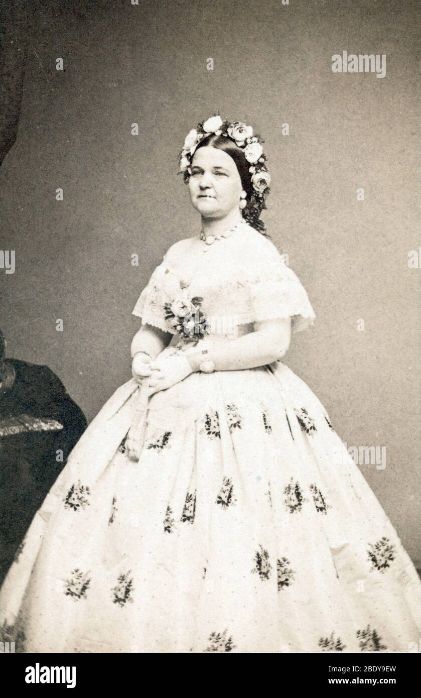 Mary Todd Lincoln, la Première Dame Banque D'Images