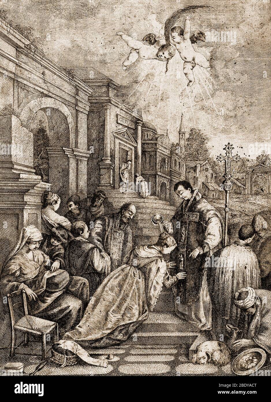 Saint Valentin, Saint d'Amour de Patrón Banque D'Images