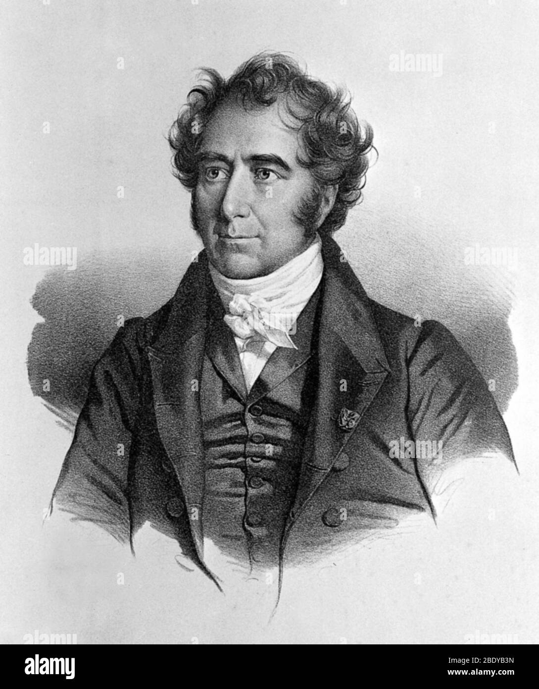 François Arago, astronome Français Banque D'Images