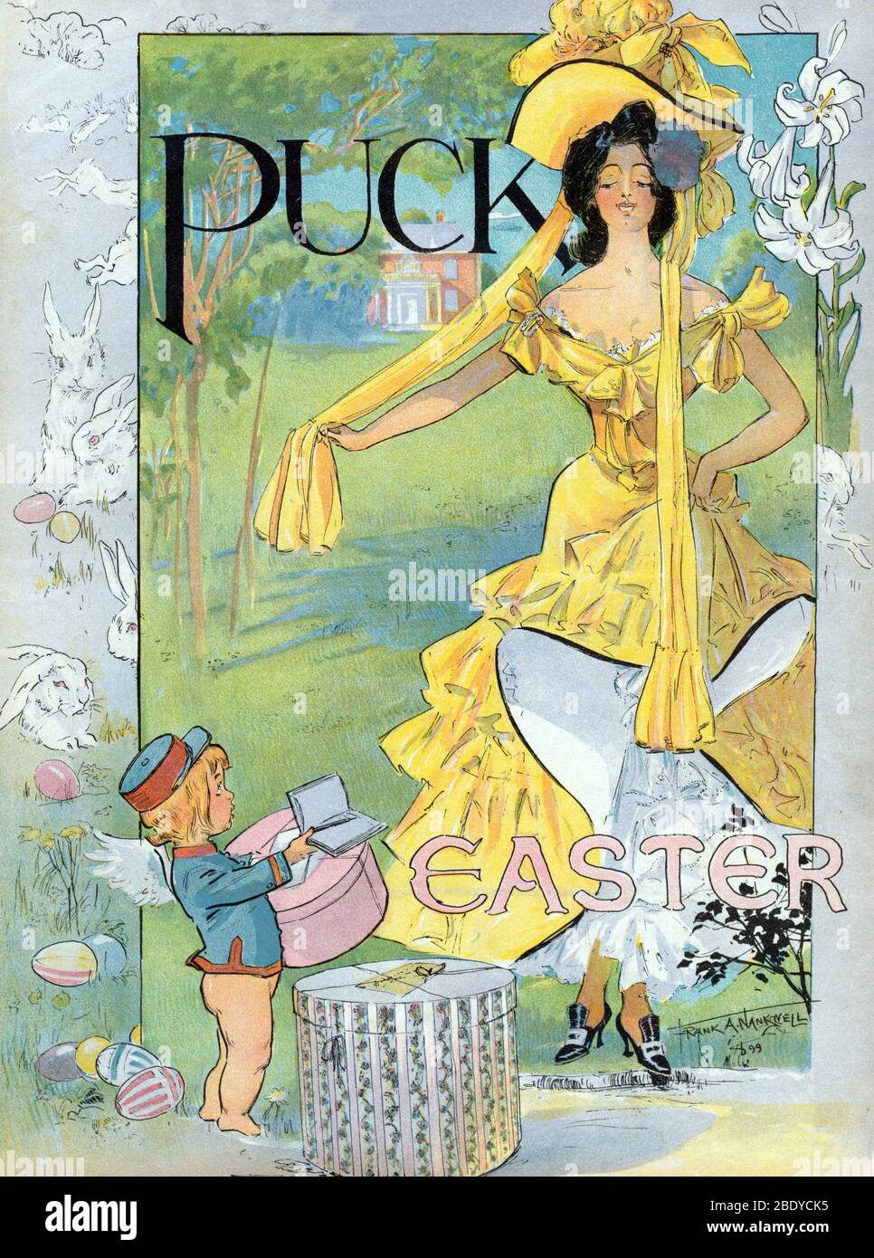 Puck de Pâques, 1899 Banque D'Images