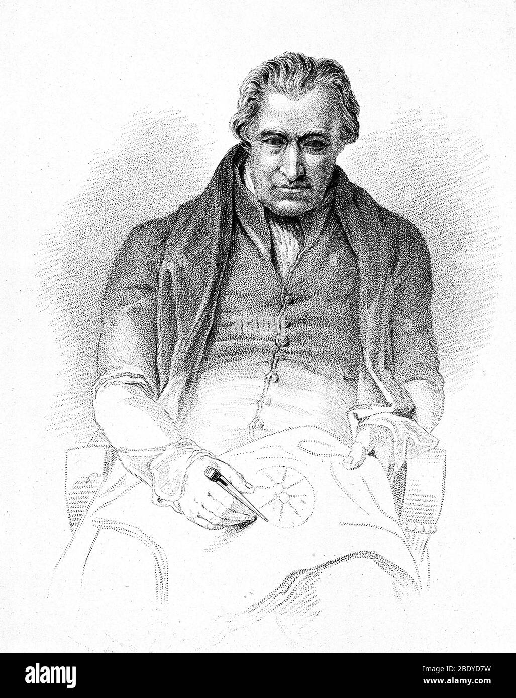 James Watt, l'inventeur et ingénieur écossais Banque D'Images