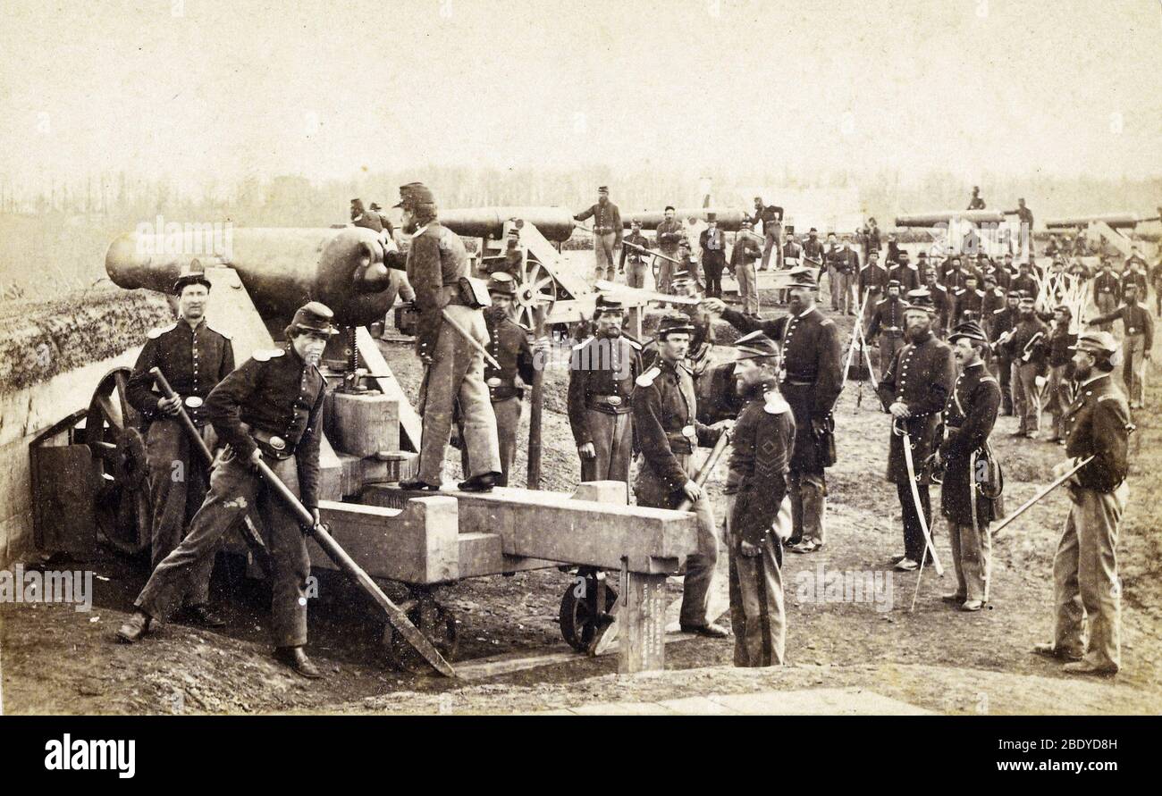 Fortifications, Washington D.C., 1862 Banque D'Images