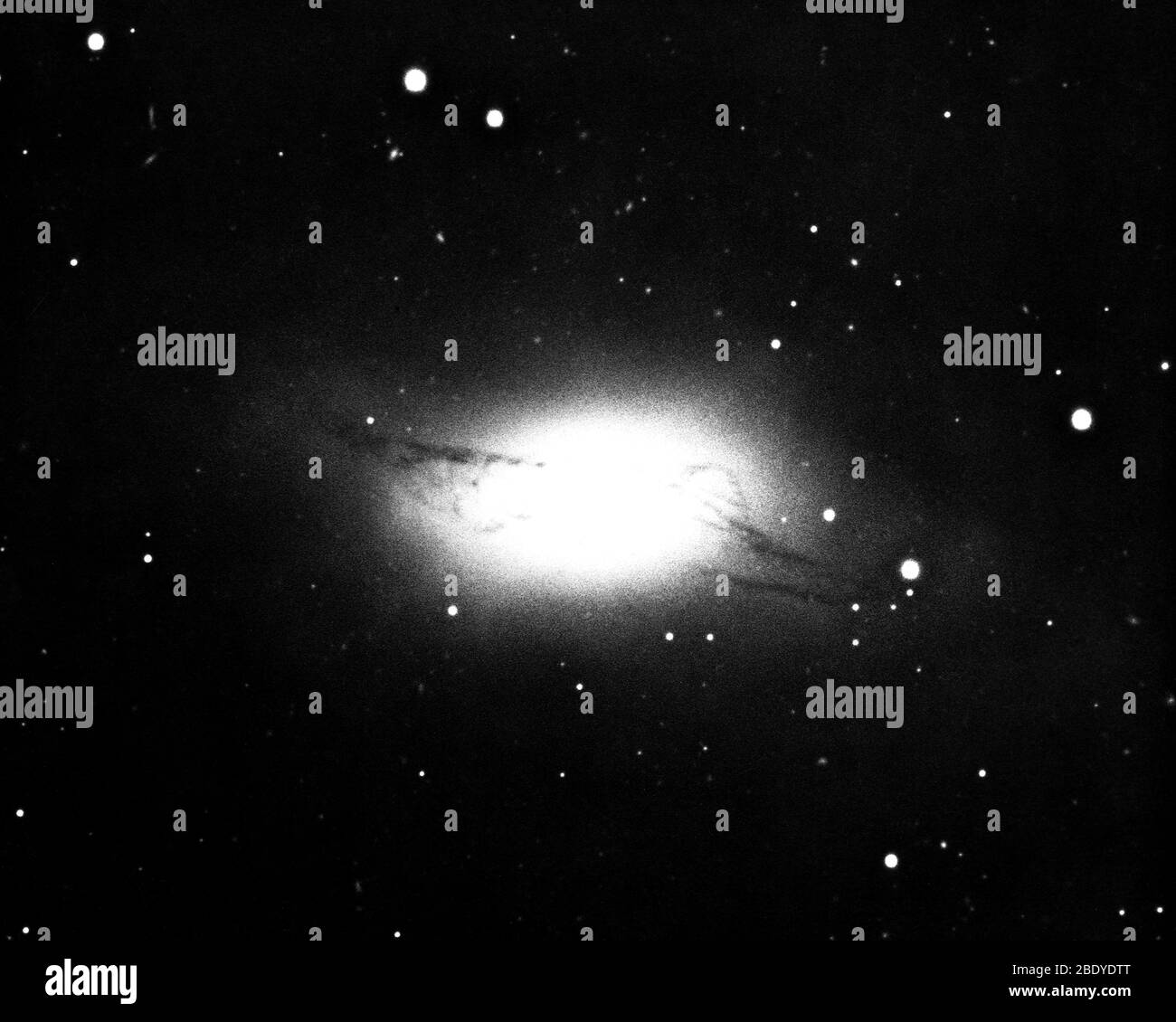 Galaxy lenticulaire, NGC 4753 Banque D'Images