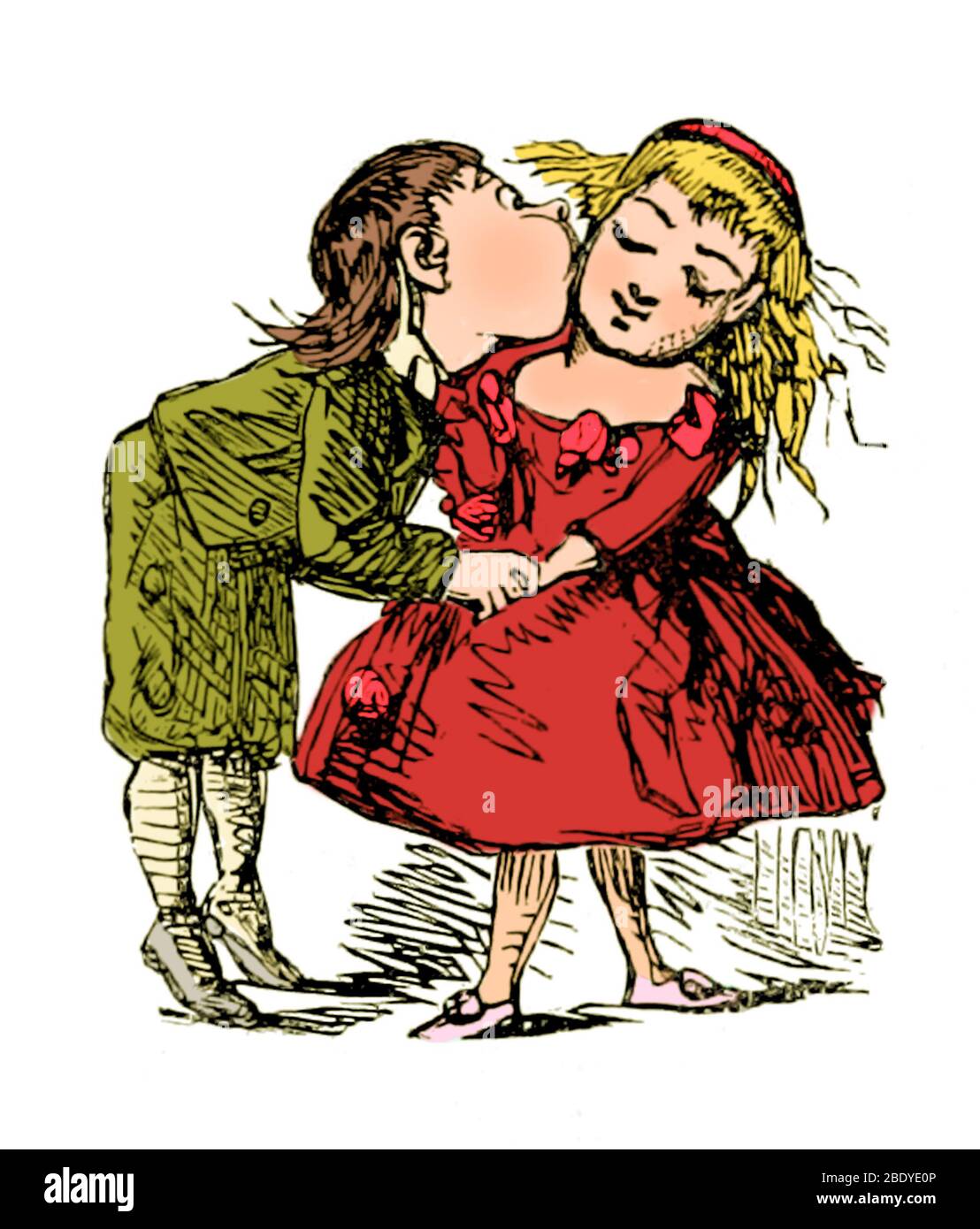 Lyrics d'amour et versets de Saint-Valentin, 1875 Banque D'Images