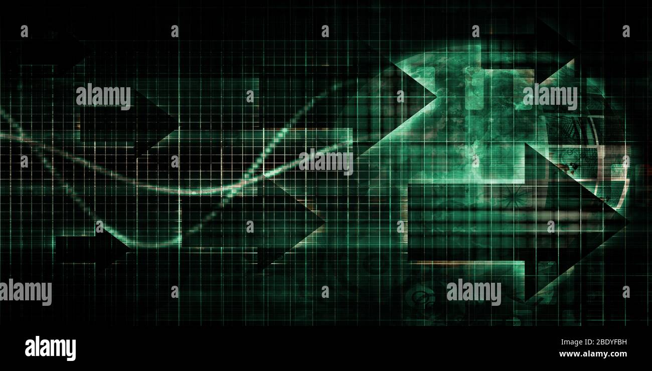 Portail de la technologie numérique avec système d'accès Cercle Banque D'Images